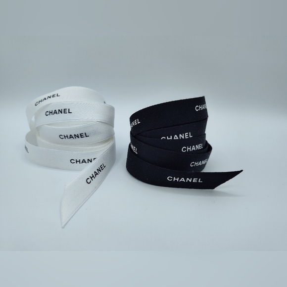 CHANEL Other - CHANEL Black & White Ribbon Lot Over 2 Yards Each Luxury Boutique Packaging NEW